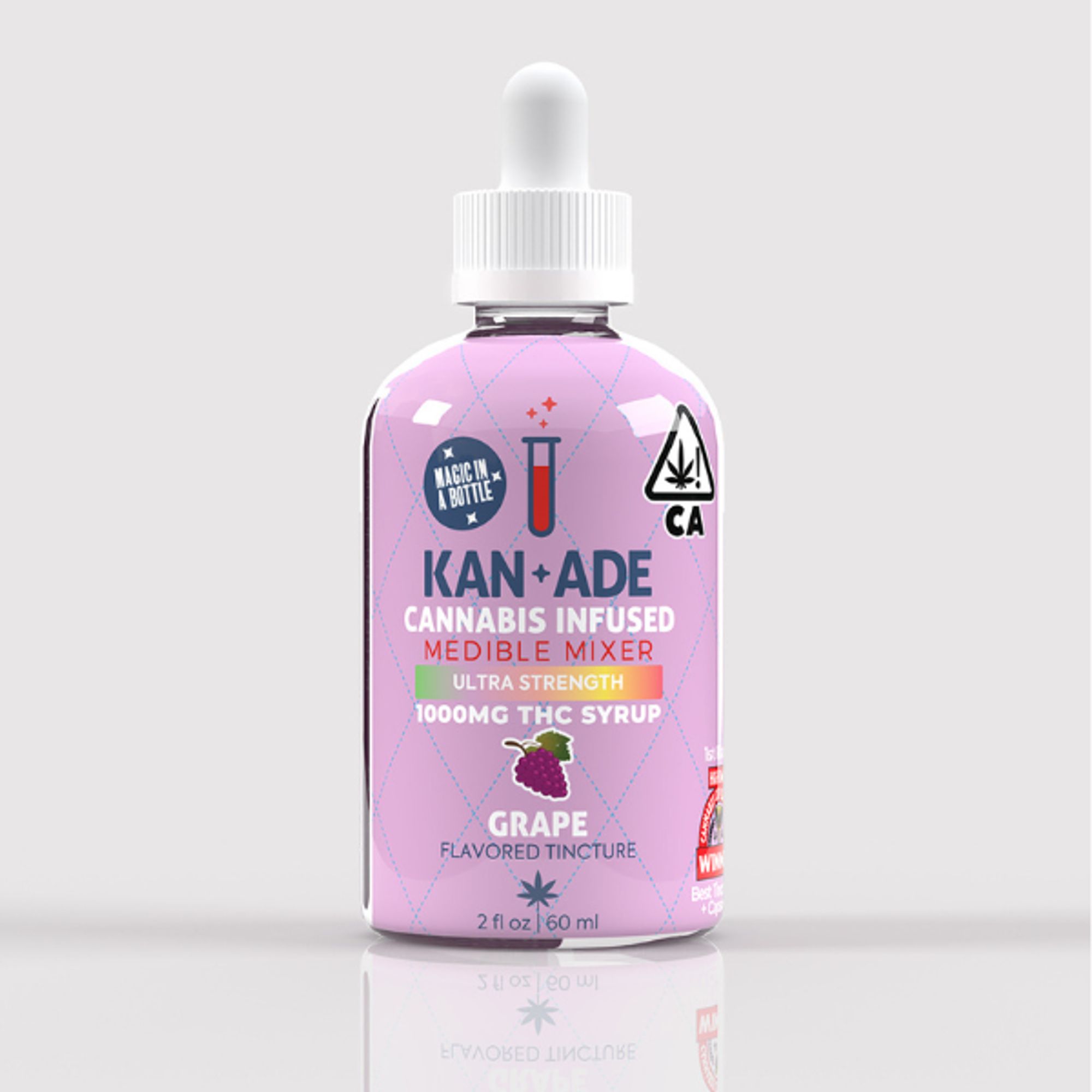 KAN ADE - THC TINCTURE - GRAPE - 1000MG